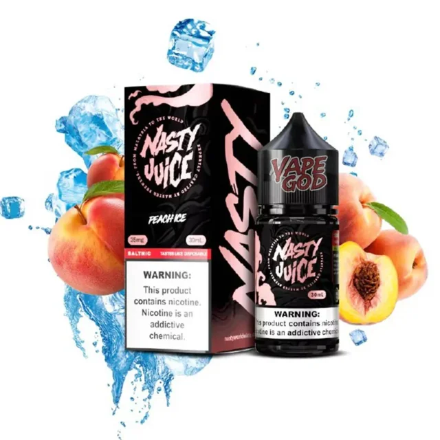 جویس نستی هلو یخی (Nasty Juice Peach Ice)
